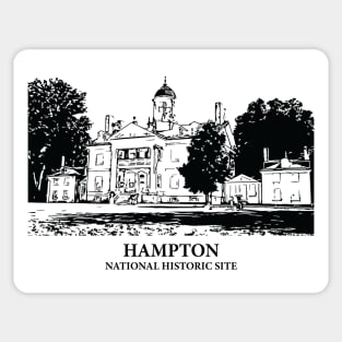 Hampton National Historic Site Sticker